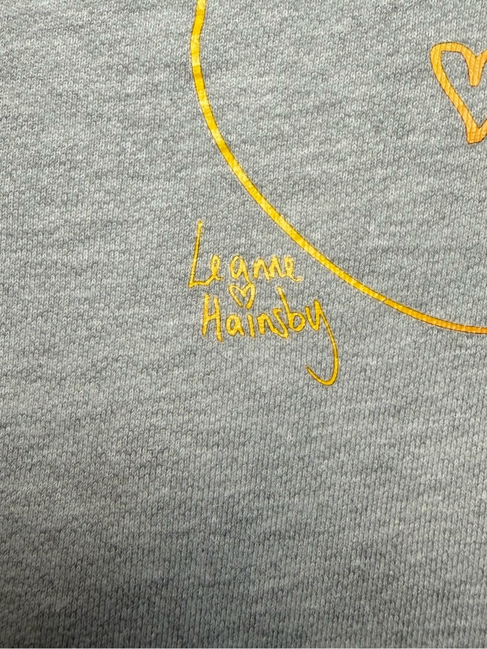 Peloton Limited Edition "Boob Check" Grey Hoodie Sweatshirt - Picture 5 of 10